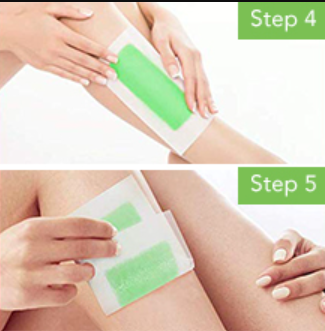 Hair Removal Wax Strips – 40 Pcs Depilatory Wax Kit for Body, Face, Legs, Underarms & Bikini Line – Hypoallergenic with Beeswax & Jojoba Oil