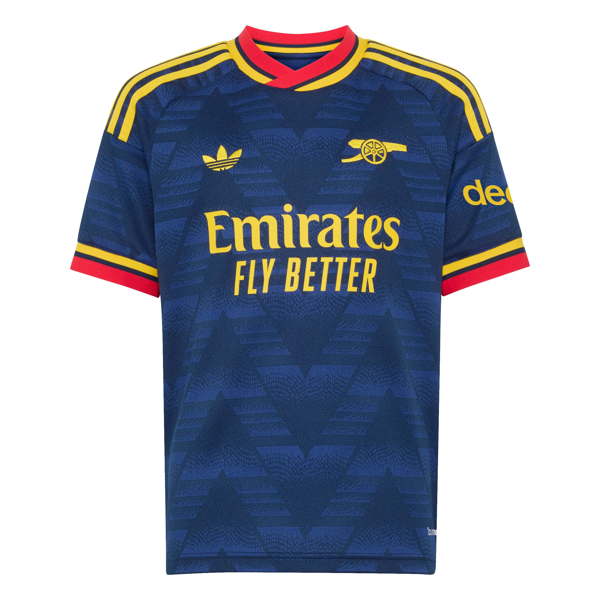 🔵🟡 GUNNERS BANANA LEGACY! Original Arsenal FC 2026/27 Away Jersey – Premium Navy Blue Football Shirt with Bruised Banana-Inspired Graphic & Yellow-Red Details ⚽🔥