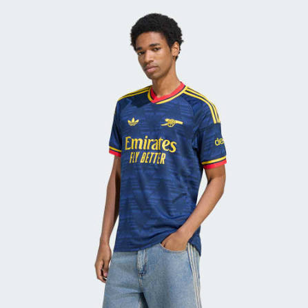 🔵🟡 GUNNERS BANANA LEGACY! Original Arsenal FC 2026/27 Away Jersey – Premium Navy Blue Football Shirt with Bruised Banana-Inspired Graphic & Yellow-Red Details ⚽🔥