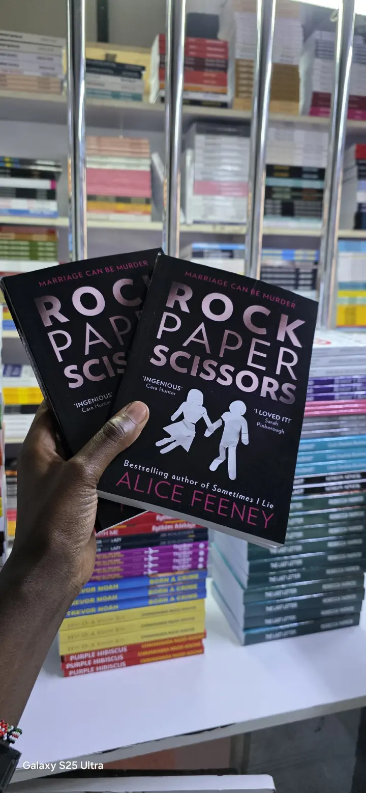 Rock Paper Scissors by Alice Feeney – Psychological Thriller Novel on Marriage Secrets Trust Issues Isolation Scottish Highlands Mystery Face Blindness Prosopagnosia Twisty Domestic Suspense Story