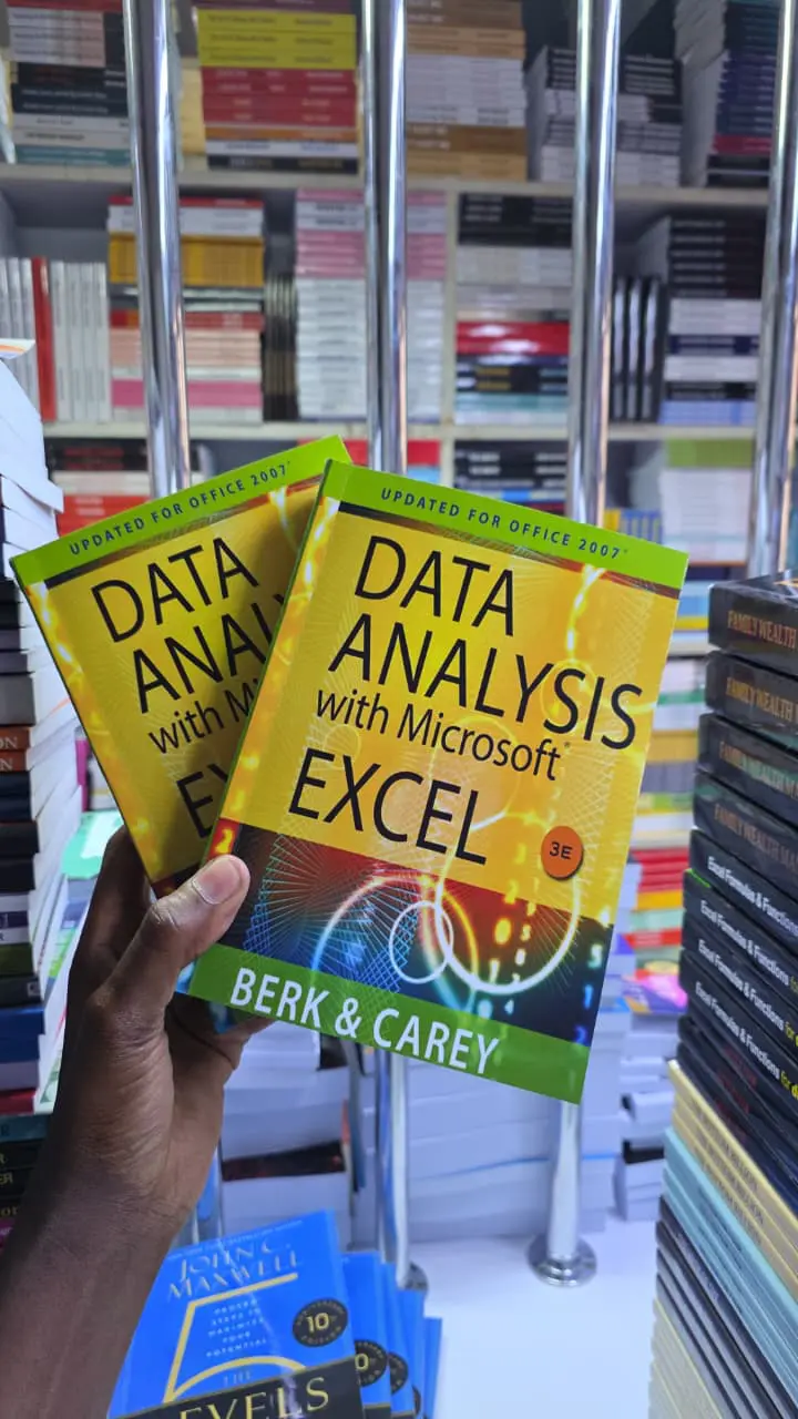 Data Analysis with Microsoft Excel (3rd Edition) by Kenneth N. Berk and Patrick Carey – Statistics and Data Analysis Book on Excel-Based Analysis Tools Descriptive Statistics Inferential Methods