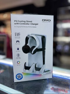 Multifunction Cooling and Charging Dock for Gaming Consoles with Controller Charging Storage Organization and Cooling Support for Compatible Devices Ideal for Home Gaming Setups and Entertainment Area