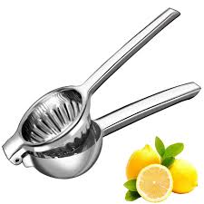 STAINLESS STEEL LEMON SQUEEZER.