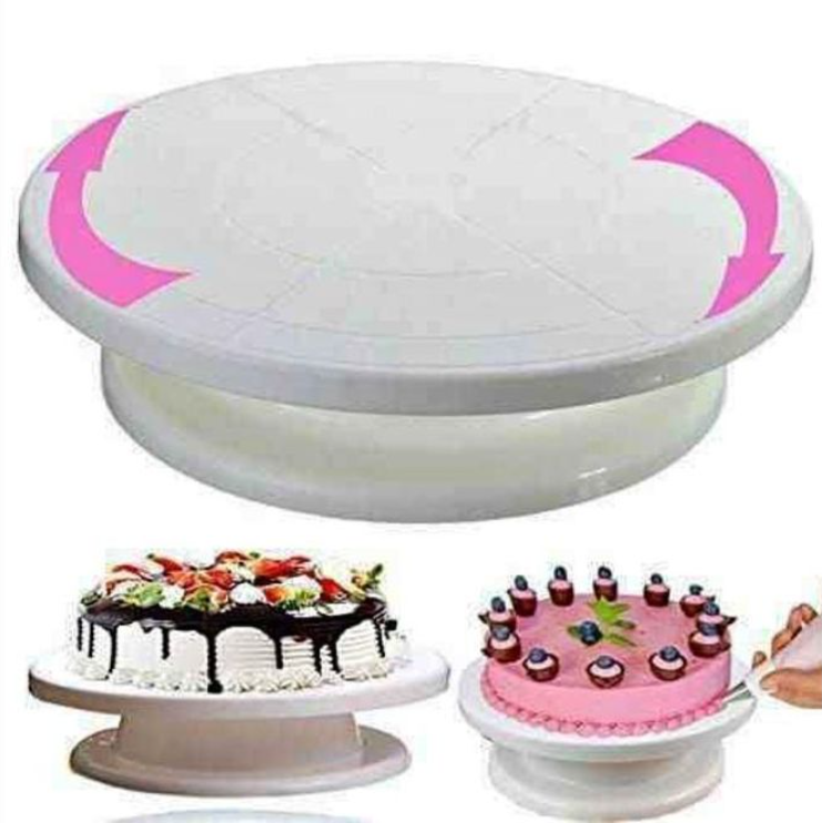 Home Rotating Cake Turntable Cake Decorating Kit Display Stand Baking Tools Accessories