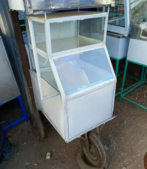 Top-Ranked Smokie, Cassava, Sausage, Samosa, and Egg Street Food Vending Trolley for Fast, Convenient, and Professional Outdoor Food Business Operations.