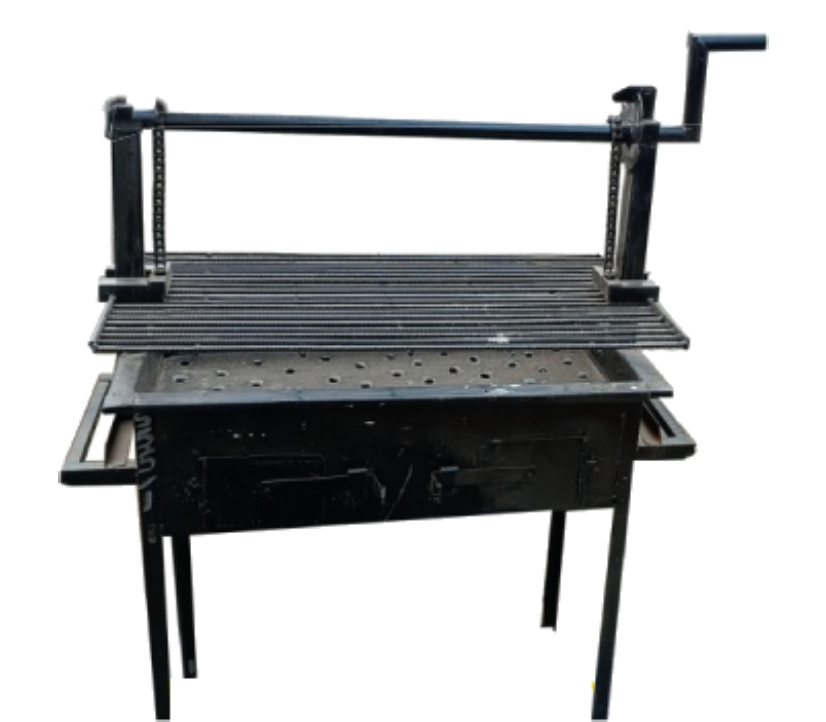 Metallic Charcoal Barbecue Grill for Hotels and Street Vendors (Large) size 34