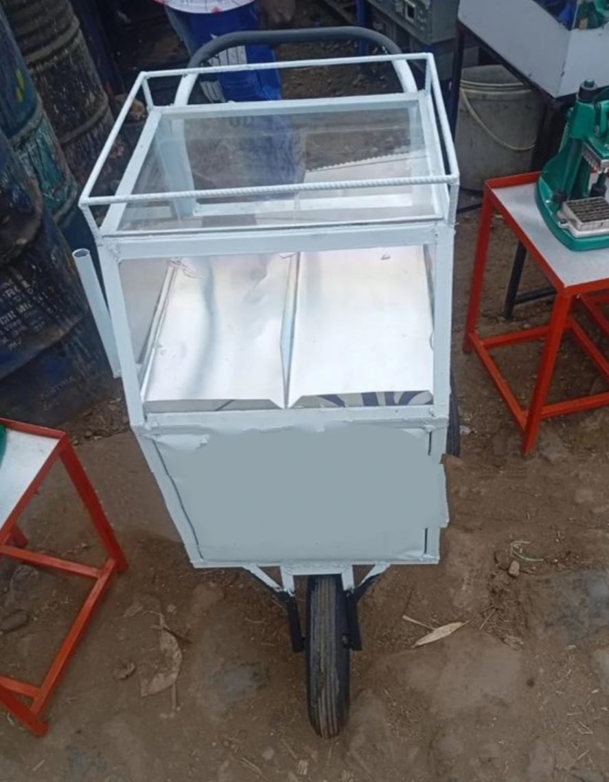 Juakali made large size (2 partition) Eggs/Smokie Trolley