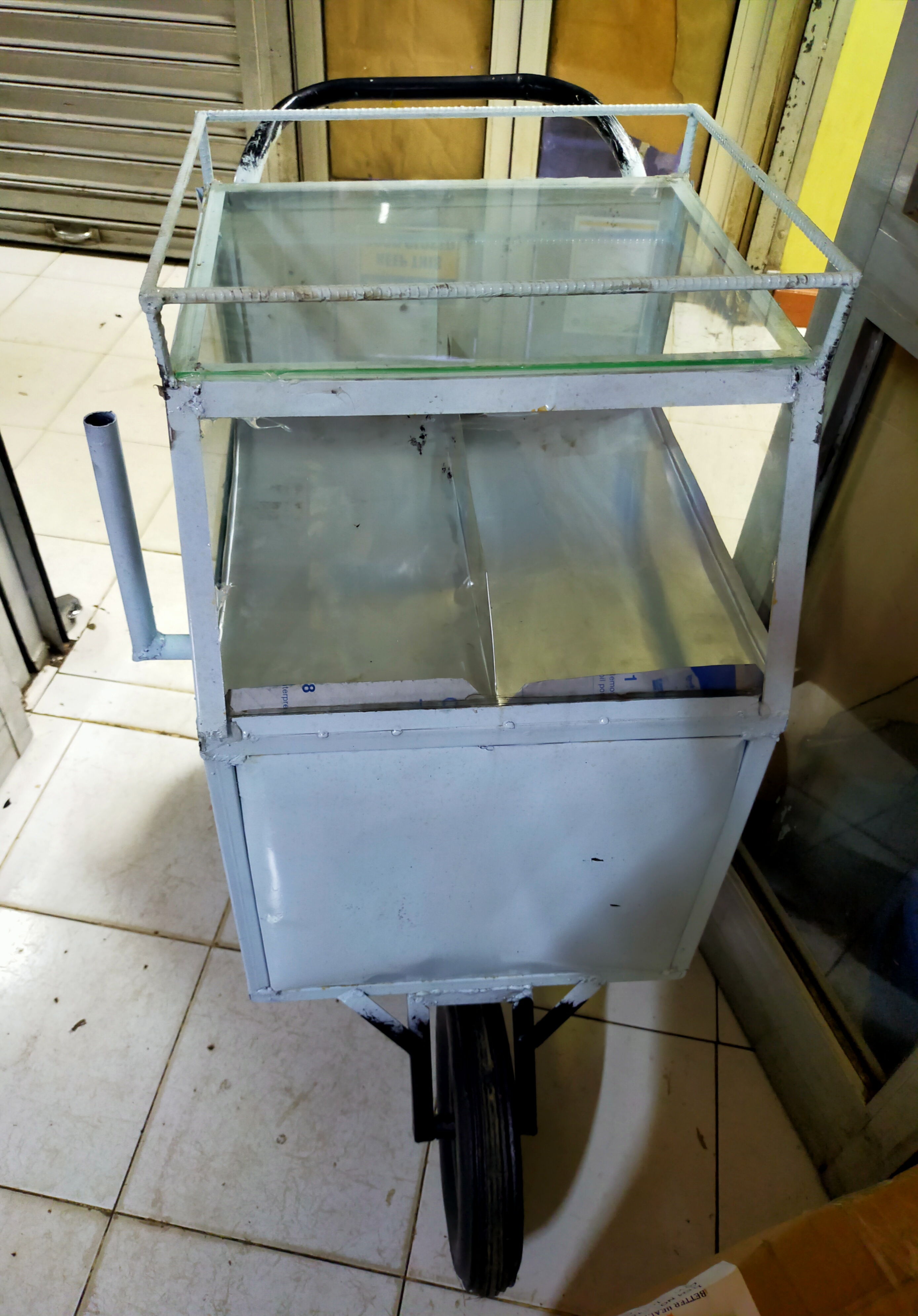 Juakali made large size (2 partition) Eggs/Smokie Trolley