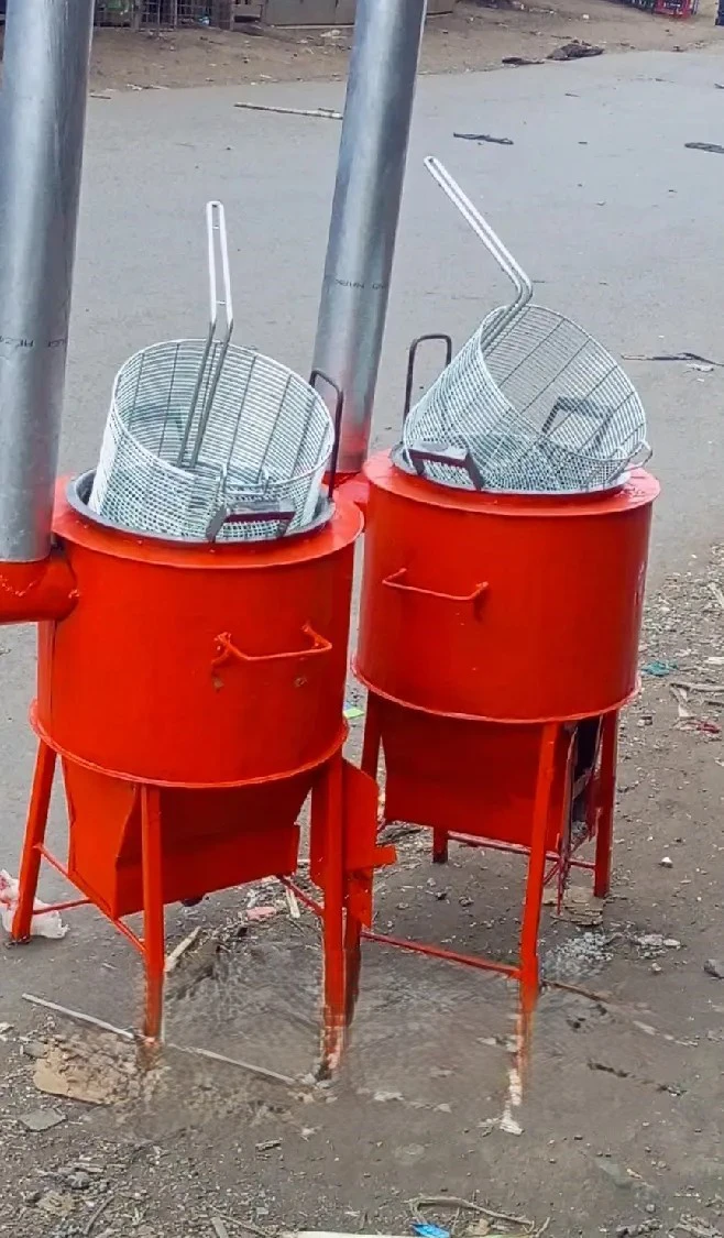 Heavy-Duty Commercial Chips Frying Jiko Using Firewood or Charcoal (Size 12)