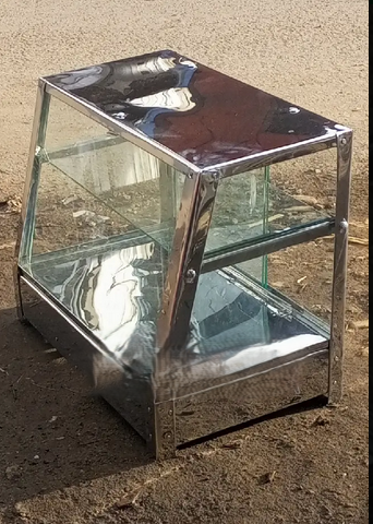 Stainless Charcoal Food Warmers and Display (medium size)