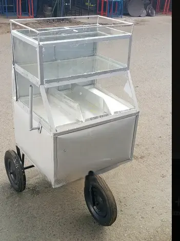 Top-Ranked Smokie, Cassava, Sausage, Samosa, and Egg Street Food Vending Trolley for Fast, Convenient, and Professional Outdoor Food Business Operations. Size 24