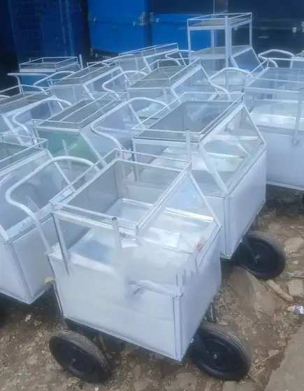 Juakali made (Medium) Eggs/Smokie Trolley size 14