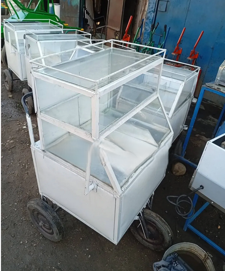 Top-Ranked Smokie, Cassava, Sausage, Samosa, and Egg Street Food Vending Trolley for Fast, Convenient, and Professional Outdoor Food Business Operations. Size 24