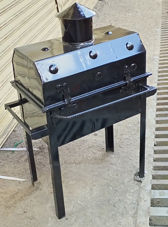 Metallic Charcoal Barbecue Grill for Hotels and Street Vendors size 24