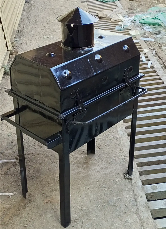 Metallic Charcoal Barbecue Grill for Hotels and Street Vendors size 24