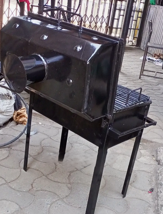 Metallic Charcoal Barbecue Grill for Hotels and Street Vendors  size 24