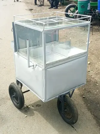 Juakali made Smokie, Cassava, Sausage, Samosa, and Egg Street Food Vending Trolley for Fast, Convenient, and Professional Outdoor Food Business Operations.🔥🔥🔥🔥🔥🔥