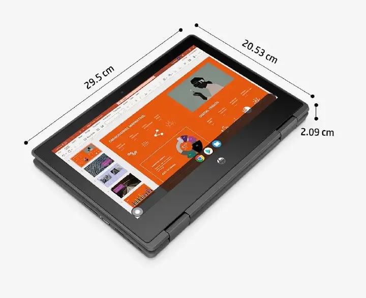HP Chromebook x360 11 G3 Touchscreen Laptop | Intel Celeron | 4GB RAM | 32GB eMMC | 11.6" | Chrome OS