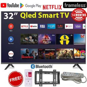 TCL  43" Smart QLED Google TV, 2K HD Resolution, HDR Technology, Dolby Audio, Streaming Apps, Wi-Fi Enabled