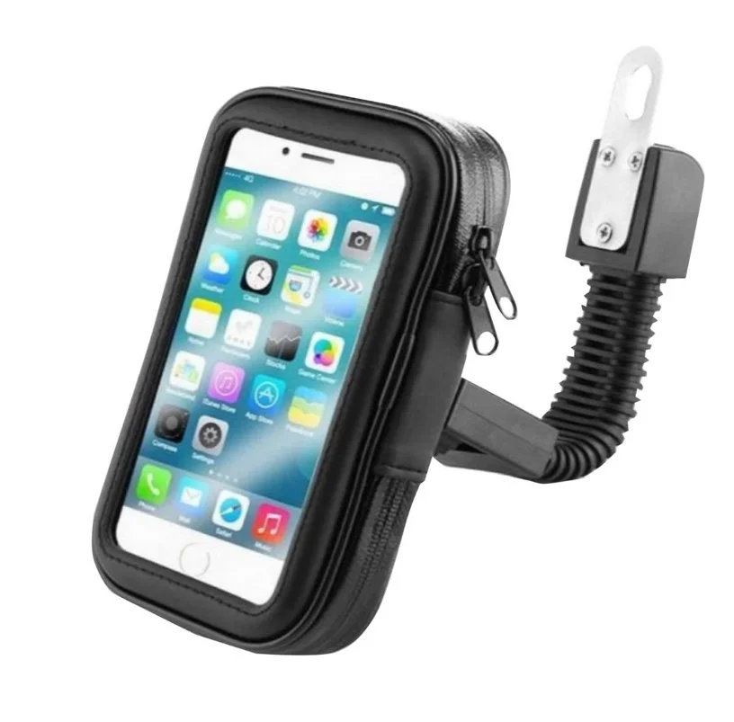 All weather motorbike, bicycle, electric bike phone mount holder Black
