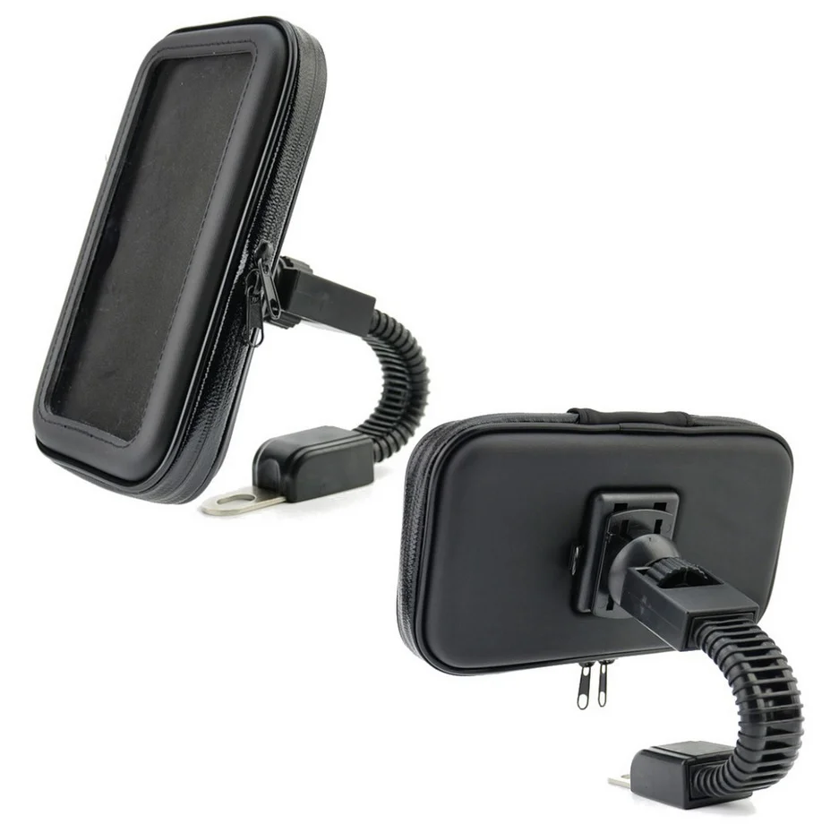 All weather motorbike, bicycle, electric bike phone mount holder Black