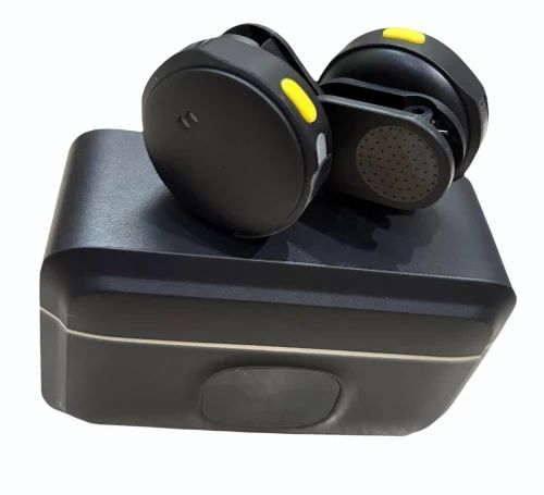 Dual Microphone Wireless System with Receiver ,Clip-On Mic for Recording, Interview, Live Streaming, Podcasting Clear Sound and Easy Setup