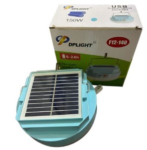 Street Vendor Light DPLIGHT Solar Rechargeable Portable Light  Dual Charging Options Solar and USB– Emergency LED Lamp with Long Battery Life  taa ya solar Taa ya Kibanda Taa ya Usiku Night