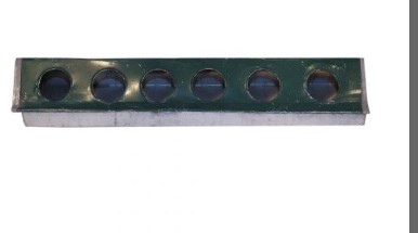 Metal Chicken Feeding Trough – Durable Poultry Feeder with Multiple Feeding Holes. Juakali