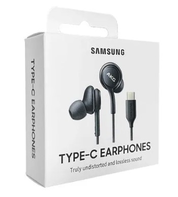 Samsung Type-C Earphones – Wired USB-C Earbuds with Clear Sound & Built-In Microphone music, calls, videos, gaming, earphones