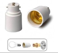 B22 to E27 ( Pin to Screw) Screw Socket LED Halogen Light Bulb Lamp Holder Converter Adapter Light Bulb Socket Adapter – Bayonet to Screw Converter