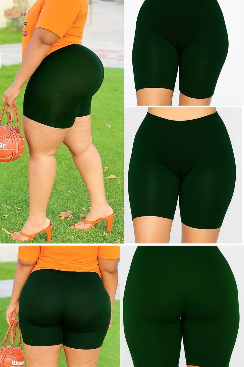 Upgrade your everyday wardrobe with these trendy high-waisted biker shorts, now available on Kilimall Kenya. Designed for both comfort and style, these women’s stretch shorts are made from soft fabric