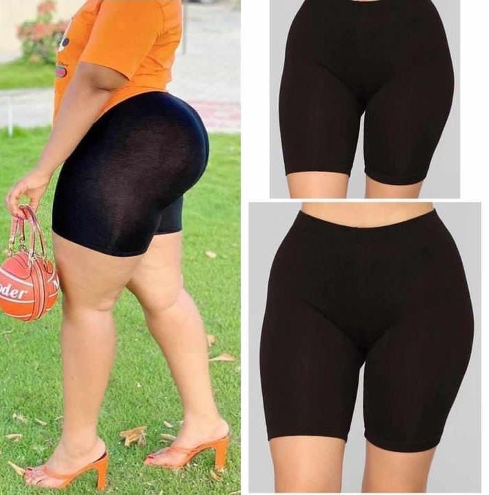 Upgrade your everyday wardrobe with these trendy high-waisted biker shorts, now available on Kilimall Kenya. Designed for both comfort and style, these women’s stretch shorts are made from soft fabric