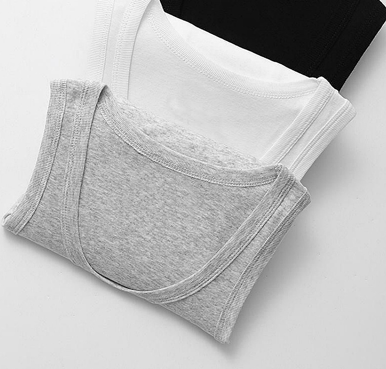 Good Quality L-4XL Cotton Men's 3 Pack Tank Tops 100% Cotton Performance Sleeveless Casual Classic T Shirts Summer Men's Sports Vest Men's Sports Undershirt Pure White Men's Round Neck Shirt  M129