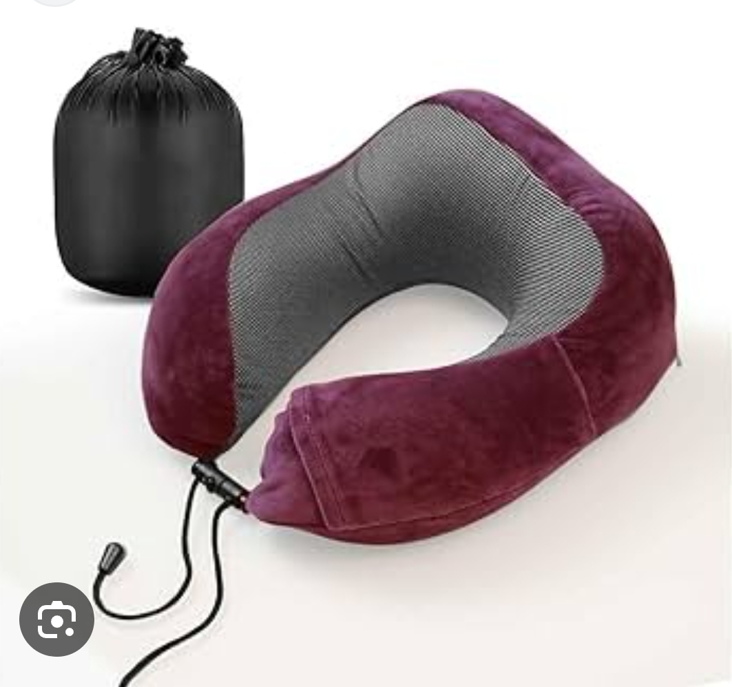 Orthopaedic Memory Foam, U-shape Neck Pillow ~ Soft and Comfortable, Machine Wash Cover.