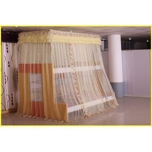 Double-Decker Mosquito Net - Easy Assembly, Durable, 1x Net with Metallic Stands