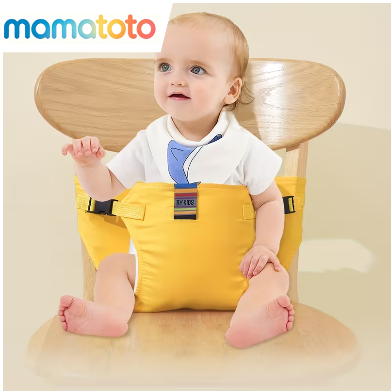Portable Dining Chair Safety Belt for Kids – Universal Adjustable Strap Keeps Toddler Secure in Any High Chair, No More Slipping or Standing Up, Essential for Restaurant Meals, Family Trips & Travel