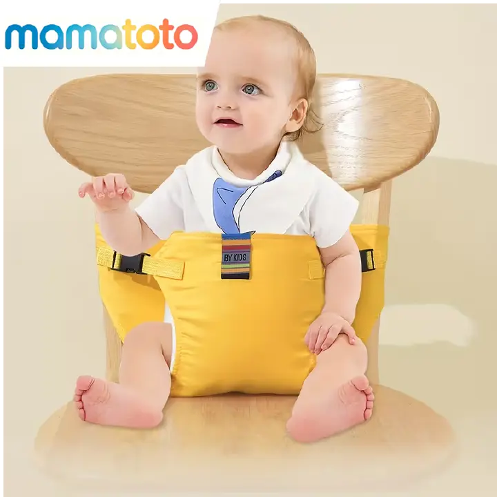 Portable Dining Chair Safety Belt for Kids – Universal Adjustable Strap Keeps Toddler Secure in Any High Chair, No More Slipping or Standing Up, Essential for Restaurant Meals, Family Trips & Travel