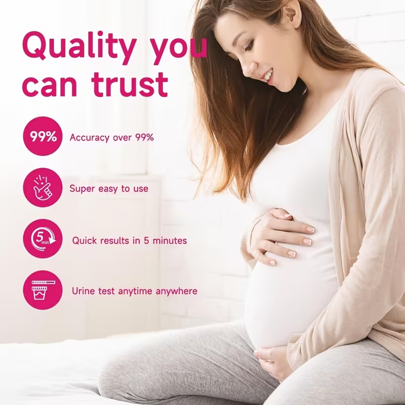 Mamatoto 10pcs Early Pregnancy Test Strips – Quick & Accurate Home Test, Easy to Use, Results in Minutes, Reliable for TTC Women, Private & Discreet