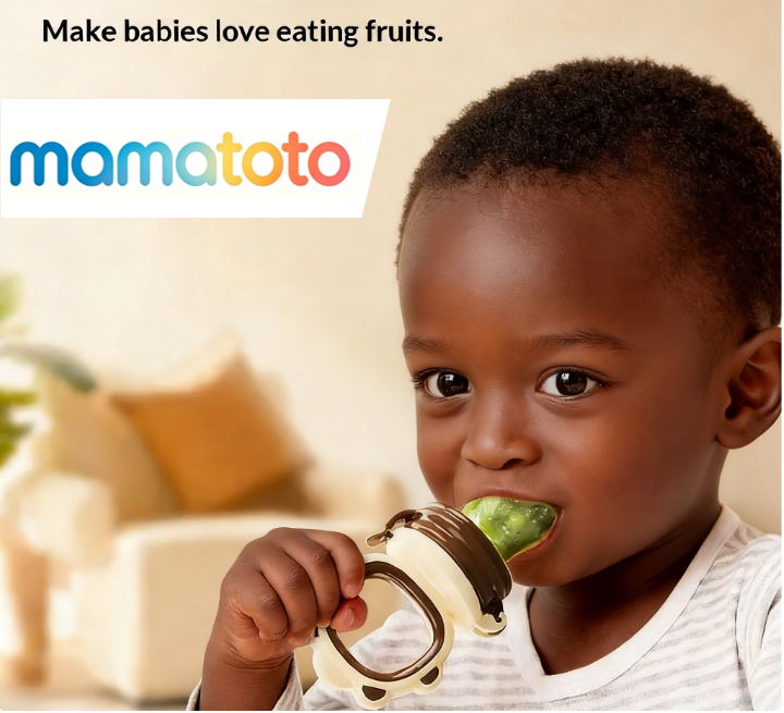 Baby Fruit Feeder & Silicone Pacifier Set – BPA-Free, Food-Grade, Safe for Teething & Sucking, Fill with Fresh Fruit, Soothes Gums, Easy to Clean, All-in-One for Home&Travel,Perfect for 0-3 Years