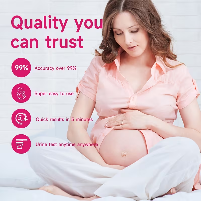 Mamatoto 10pcs Early Pregnancy Test Strips – Quick & Accurate Home Test, Easy to Use, Results in Minutes, Reliable for TTC Women, Private & Discreet