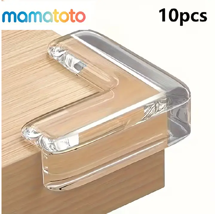 10Pcs Baby Proofing Corner Guards – Clear Silicone, Invisible on Furniture, Soft Bumpers for Tables, Cabinets & Sharp Edges, Easy Peel & Stick, Keeps Crawling Toddlers Safe at Home  Anniv. Sale