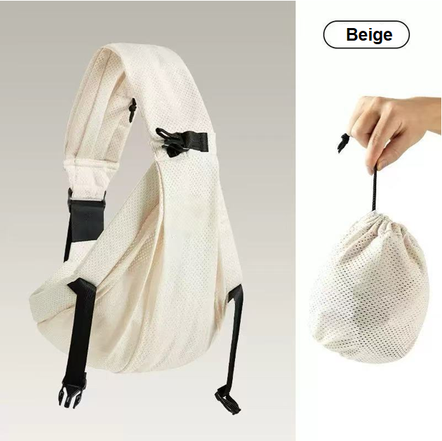 Baby Carrier from Newborn – Soft Lightweight Baby Sling, Adjustable Shoulder Strap Easy Wearing, Front Baby Sling for Newborn & Toddler 1-24 Months, Perfect Baby Shower Gift