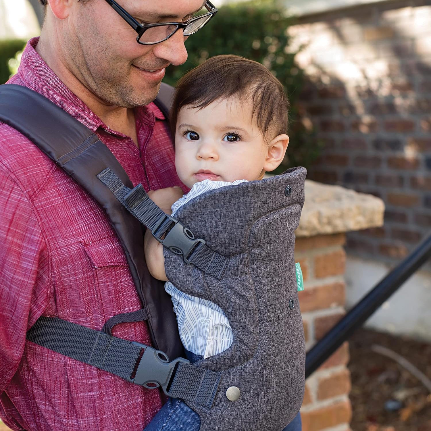 4-in-1 Convertible Baby Carrier – Ergonomic Hands-Free Carrier with Lumbar Support, 4 Carrying Positions for Newborn to Toddler (0-36 Months), Adjustable Fit for All Caregivers, Perfect Registry Gift