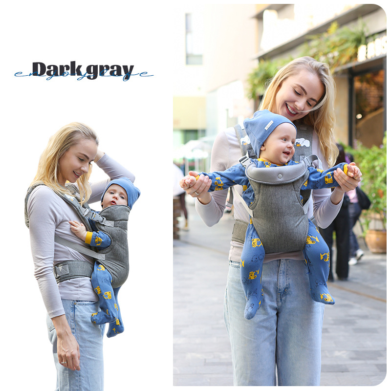 4-in-1 Convertible Baby Carrier – Ergonomic Hands-Free Carrier with Lumbar Support, 4 Carrying Positions for Newborn to Toddler (0-36 Months), Adjustable Fit for All Caregivers, Perfect Registry Gift