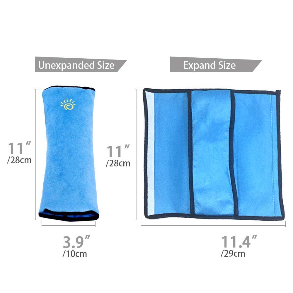 Universal Seat Belt Pillow for Kids – Extra Soft Car Seat Strap Cushion, Head & Neck Support for Baby Toddler, Travel Sleeping Pillow for Car, Ideal for Road Trips & Daily Commute