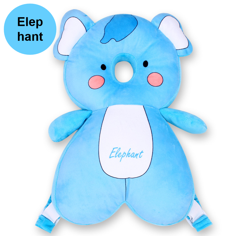 Mamatoto Cute Animal-Shaped Baby Head Protection Backpack for 6-36 Months – Soft Plush Anti-Fall Cushion for Toddlers Learning to Walk, Adjustable Safety Pillow, Breathable, Ideal Gift for Infants