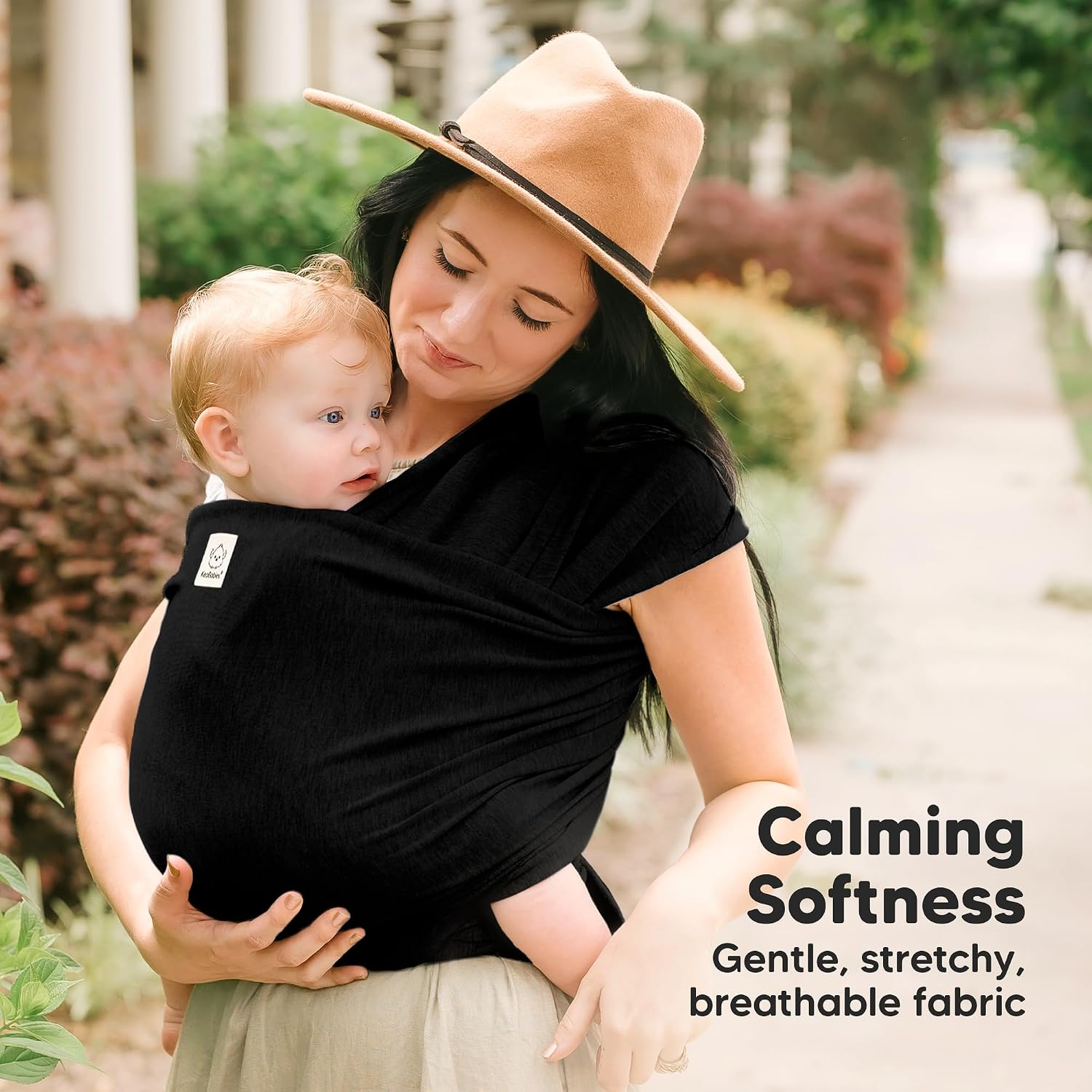 Baby Carrier from Newborn – Soft Lightweight Sling with Pockets & Adjustable Shoulder Strap, Breathable Front Baby Carrier for 1-24 Months, Hands-Free Travel Essential, Perfect Baby Shower Gift