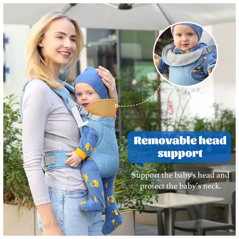 4-in-1 Convertible Baby Carrier – Ergonomic Hands-Free Carrier with Lumbar Support, 4 Carrying Positions for Newborn to Toddler (0-36 Months), Adjustable Fit for All Caregivers, Perfect Registry Gift