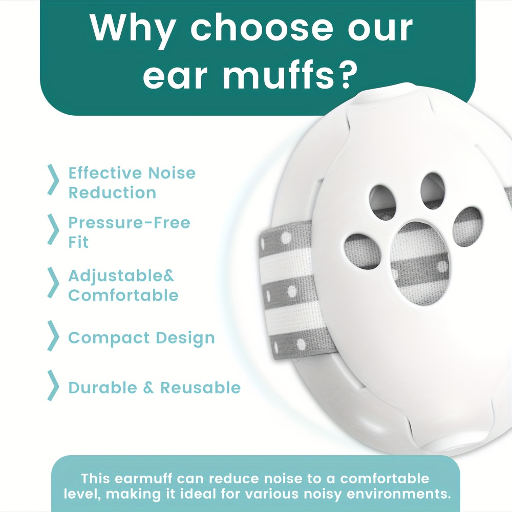 1pcs Baby Ear Protection Headphones for 0-36 Months –  Comfortable Elastic Headband, Protects Hearing & Improves Sleep, Ideal for Flying, Travel & Daily Use,Perfect Baby Shower Gift