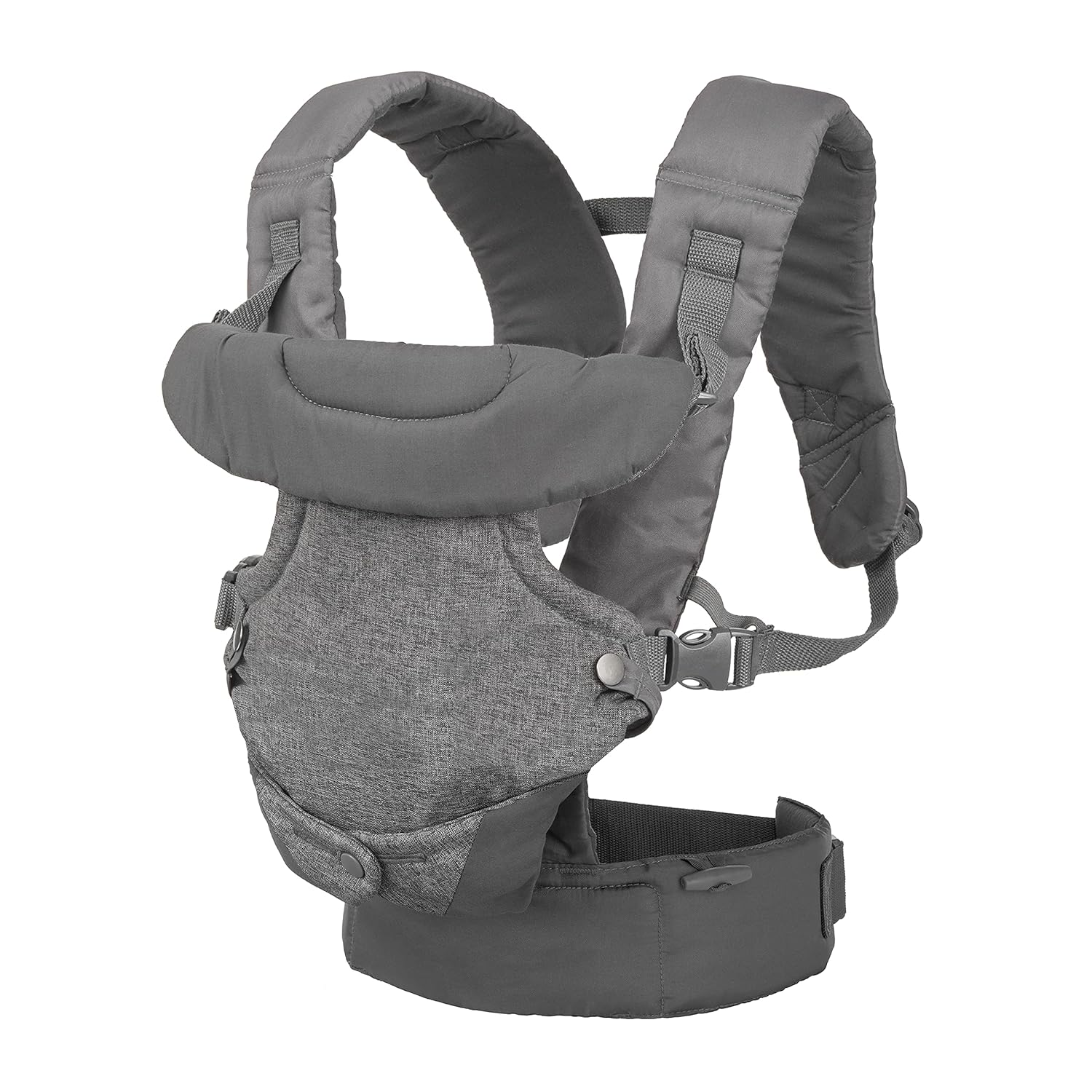 4-in-1 Convertible Baby Carrier – Ergonomic Hands-Free Carrier with Lumbar Support, 4 Carrying Positions for Newborn to Toddler (0-36 Months), Adjustable Fit for All Caregivers, Perfect Registry Gift